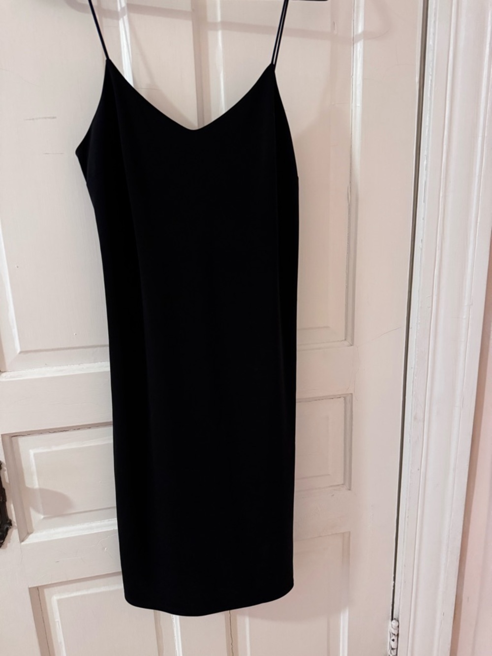 Express Black Mini Slip Dress with Thin Straps